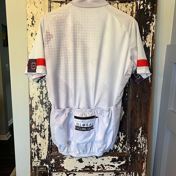 Global Cycling Gear NC State Flag men’s cycling jersey.  Size XXL. - Picture 6 of 8